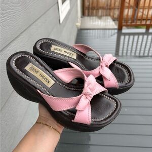 Steve Madden Pink Platform Sandals